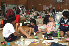 新潟県中越沖地震 支援活動写真